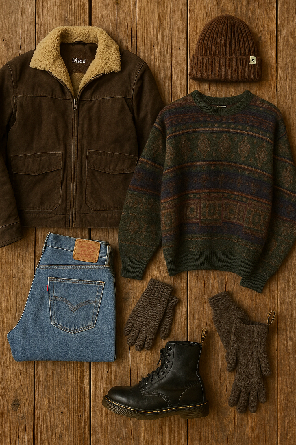 Vintage/Rugged casual